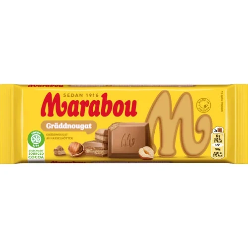 Marabou Gräddnougat 100 g DATOVARE