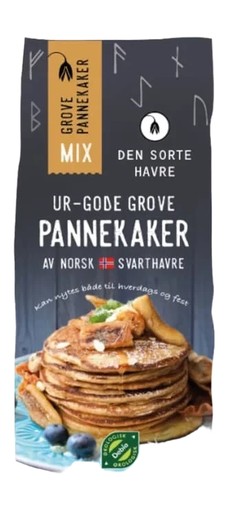 Pannekaker Grove Av Svarthavre Økol.8stk Dsh