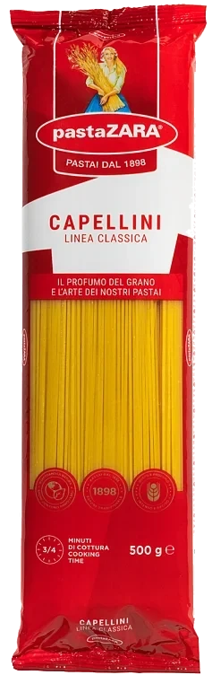 Capellini 500gr Pasta Zara