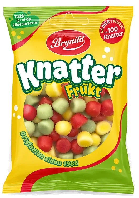 Knatter frukt   100g
