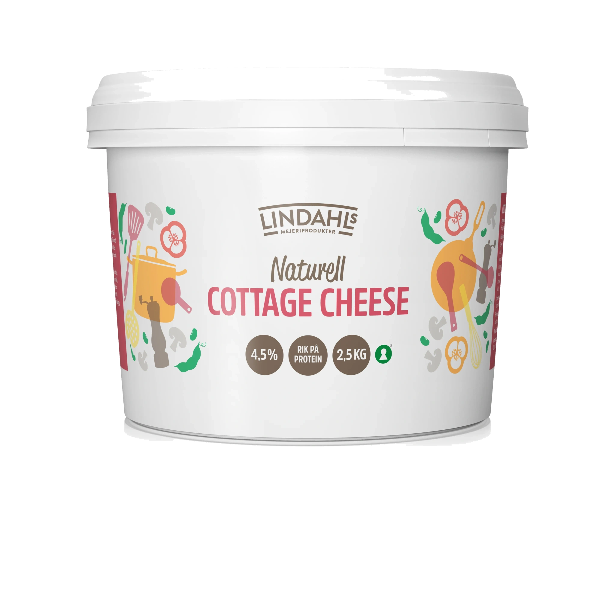 Lindahls Cottage Cheese 2.5kg