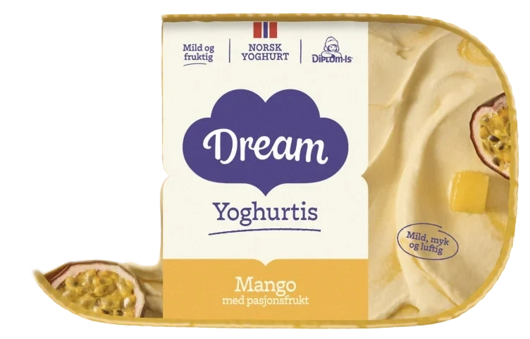 Dream Yoghurtis Mango&Pasjon 640ml Diplom-Is