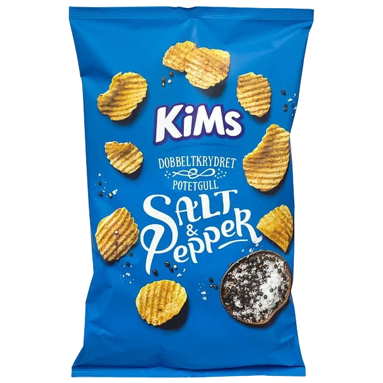 Kims potetgull salt & pepper 250g