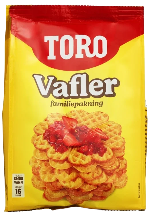 Vafler 612g Familiepakning Toro