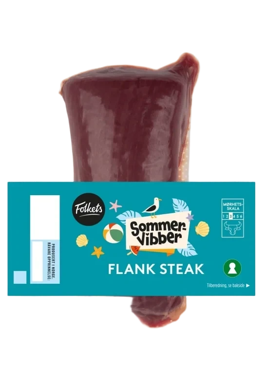 Storfe Flank Steak 380g Folkets Vib