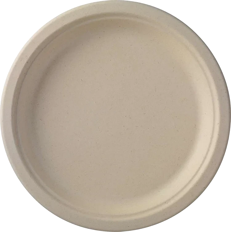 Tallerken papp flat 26cm ubleket   50stk