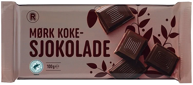 Kokesjokolade mørk 100g