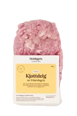 Heldiggris Kjøttdeig av Frilandsgris 400g