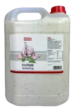 Hvitløksdressing m/Yoghurt 5kg Slåtto