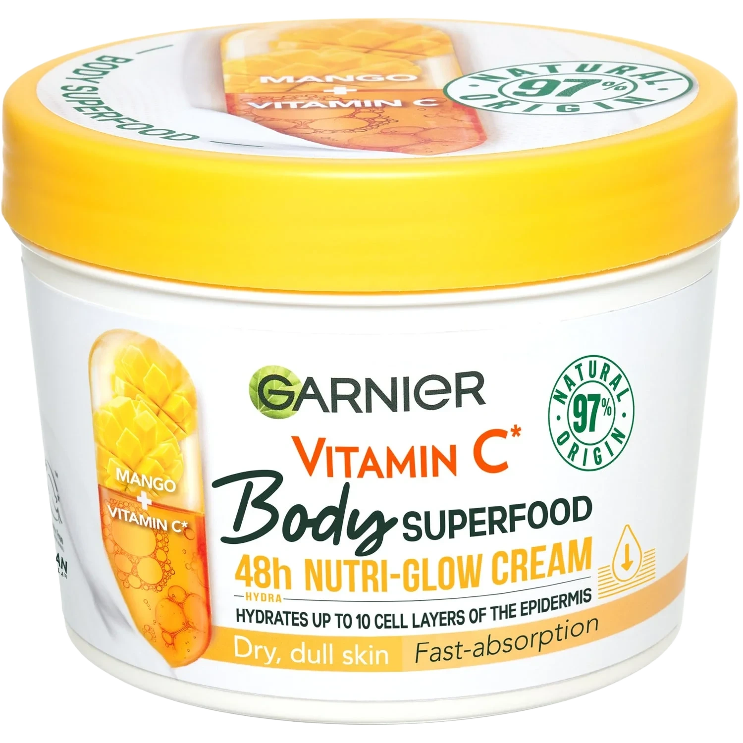 Garnier Body Superfood C-vitamin* & Mango Kroppskräm