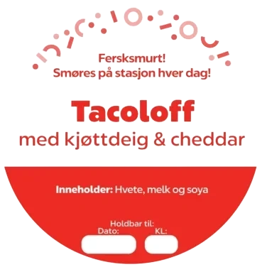 Circle K Ø70mm Tacoloff, 500 stk