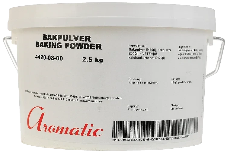 Bakepulver spann 2,5kg