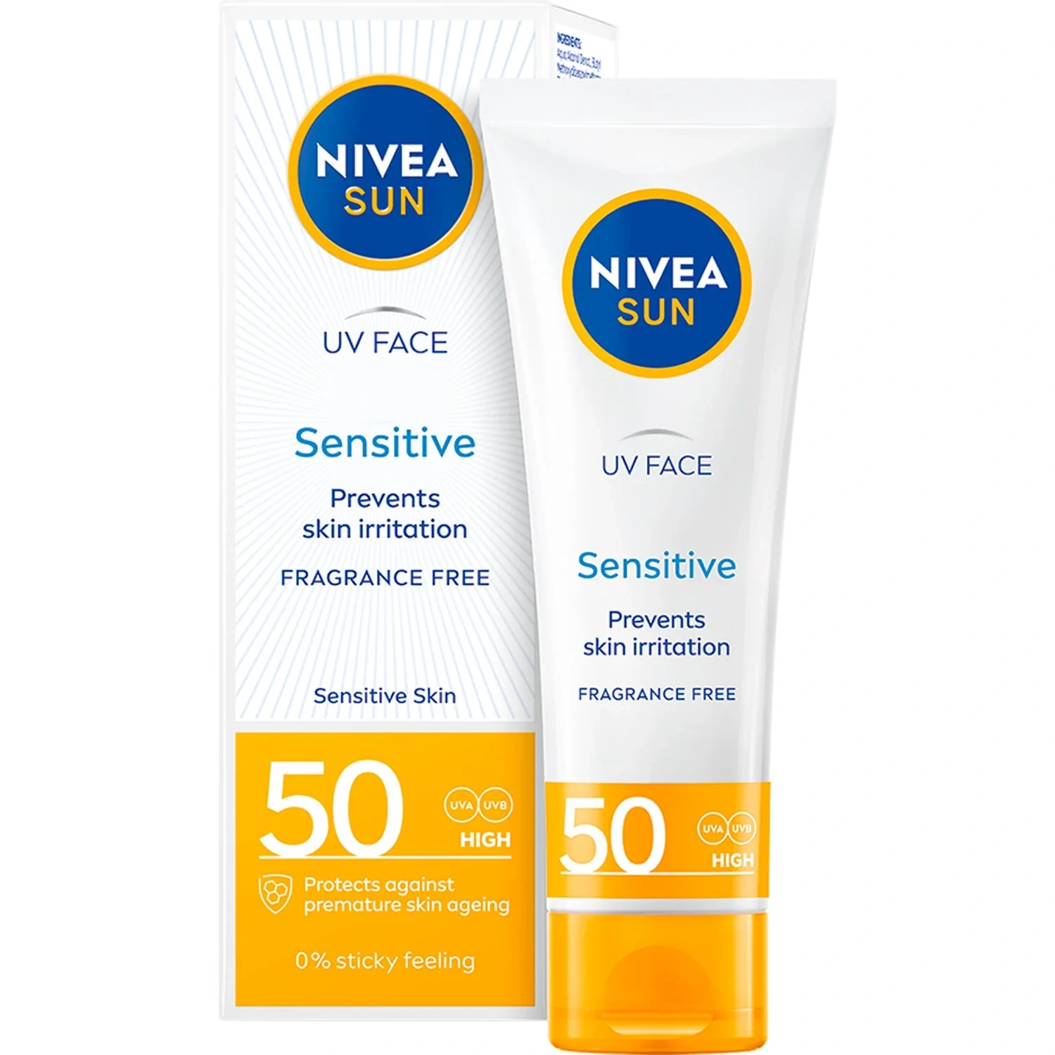 Sun Uv Face Sens 50ml Nivea Sun