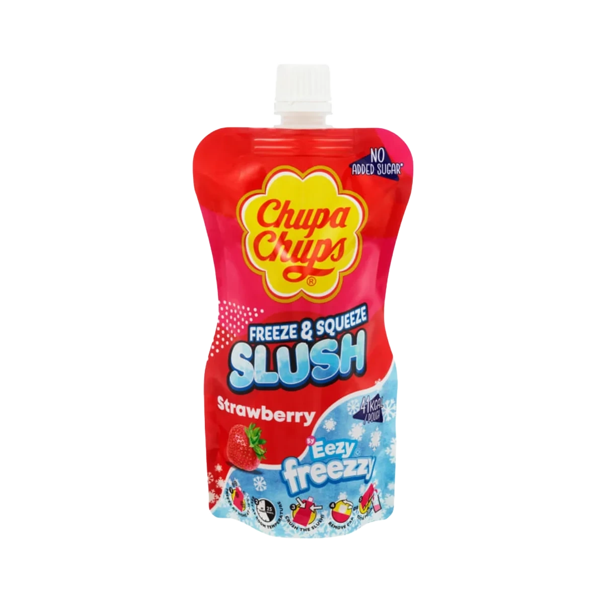 Chupa Chups Freeze & Squeeze Strawberry Slush 250 ml