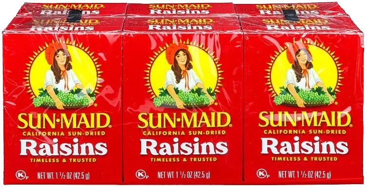 Sun-maid rosiner   6x42g