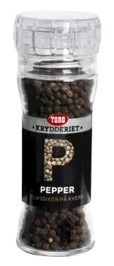 Pepper sort hel krydd.kvern   65g