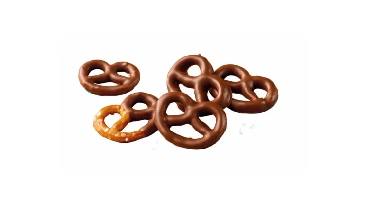 Pretzel m/sjokoladetrekk 850g Snop