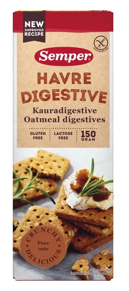 Havre Digestive Glutenfri, 150 g