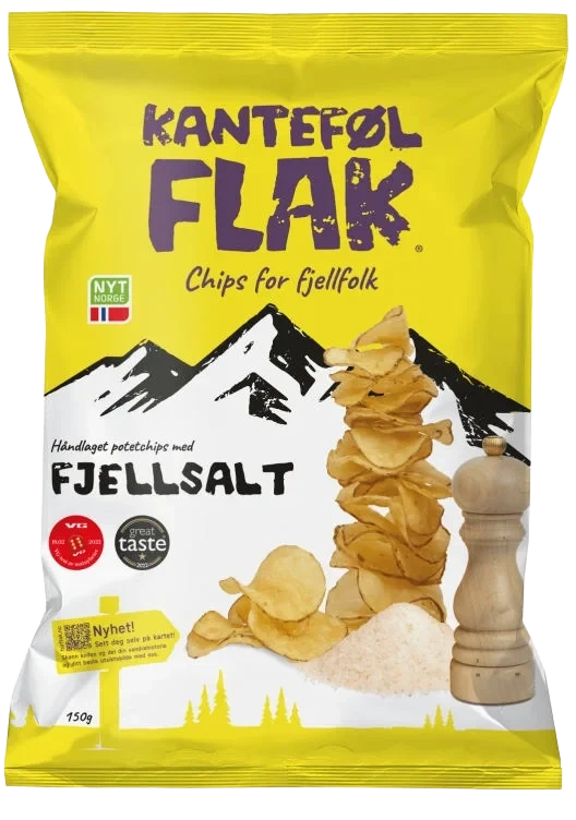 Kantefølflak Fjellsalt 150g