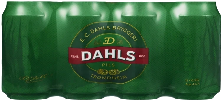 Dahls Pils 0,33lx12 boks