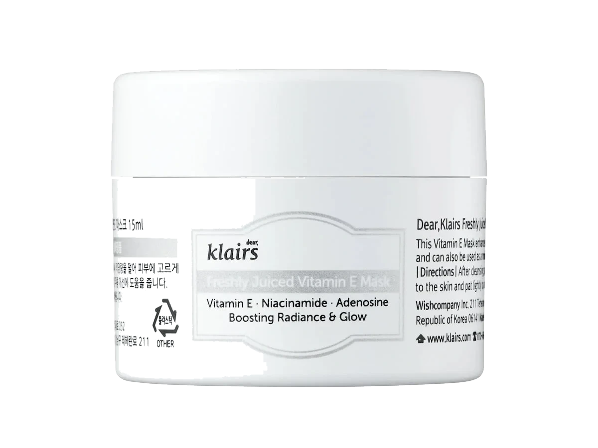 Klairs Freshly Juiced Vitamin E Mask