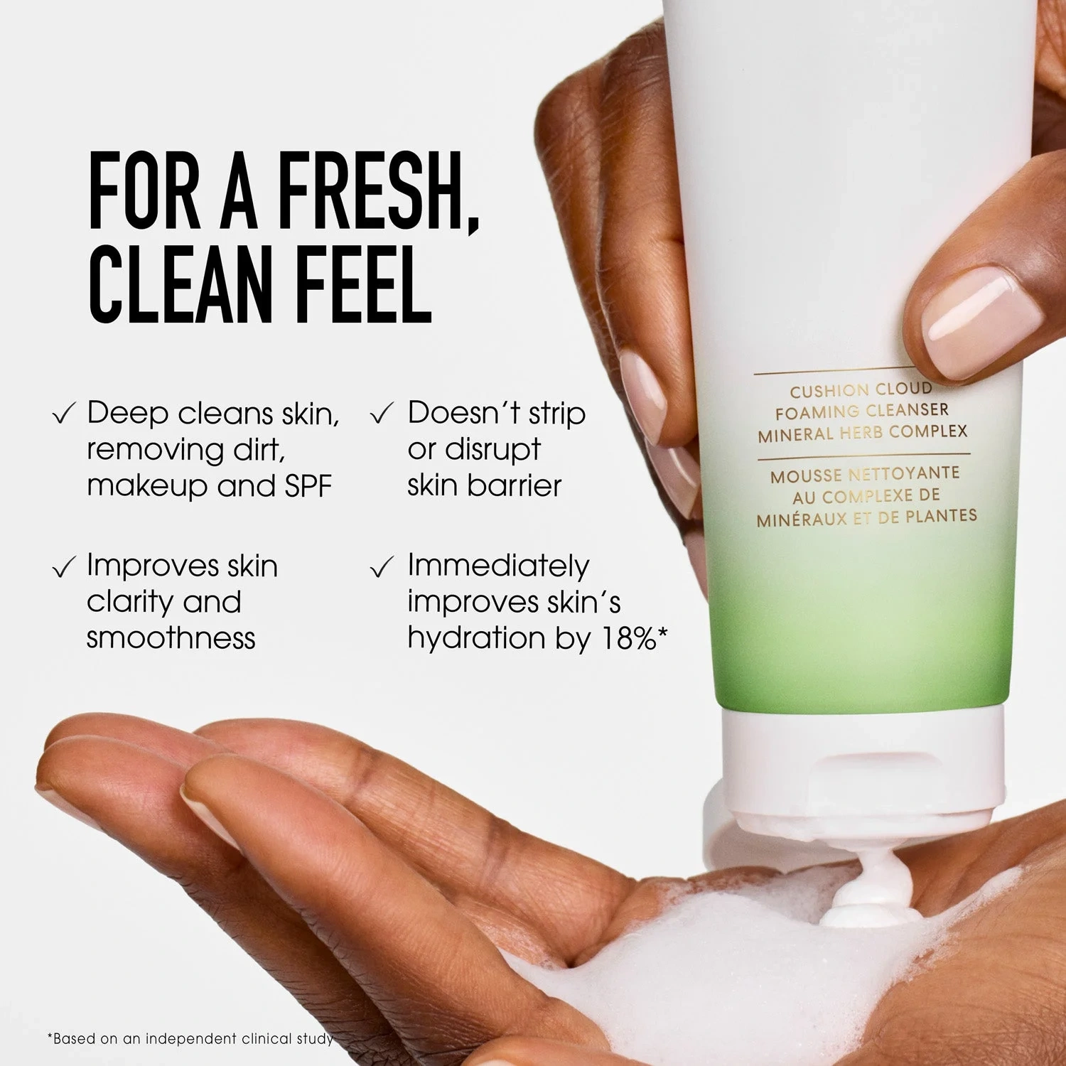 bareMinerals Skinlongevity Plush Gentle Foaming Cleanser