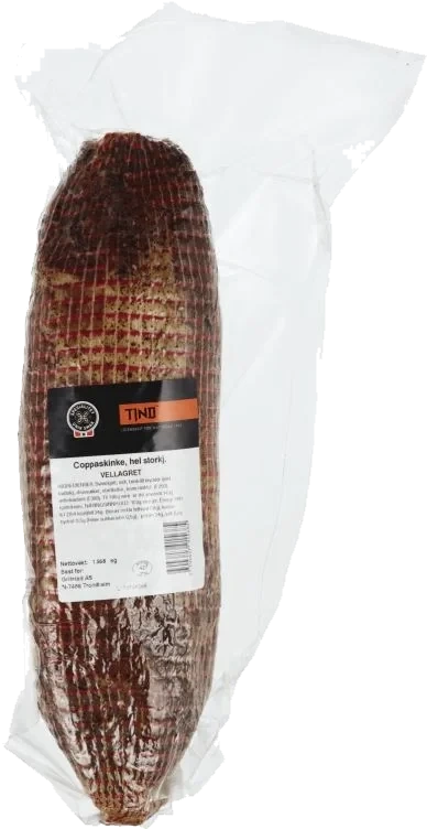 Coppaskinke Vellagret Ca1,3kg Tind