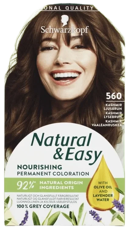 Natural & Easy 560 Kashmirbrun Hårfarge