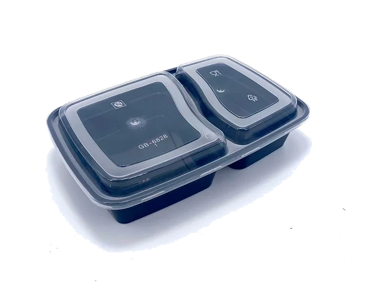 Afood Microbeger 2-roms Svart m/Lokk 50x800ml