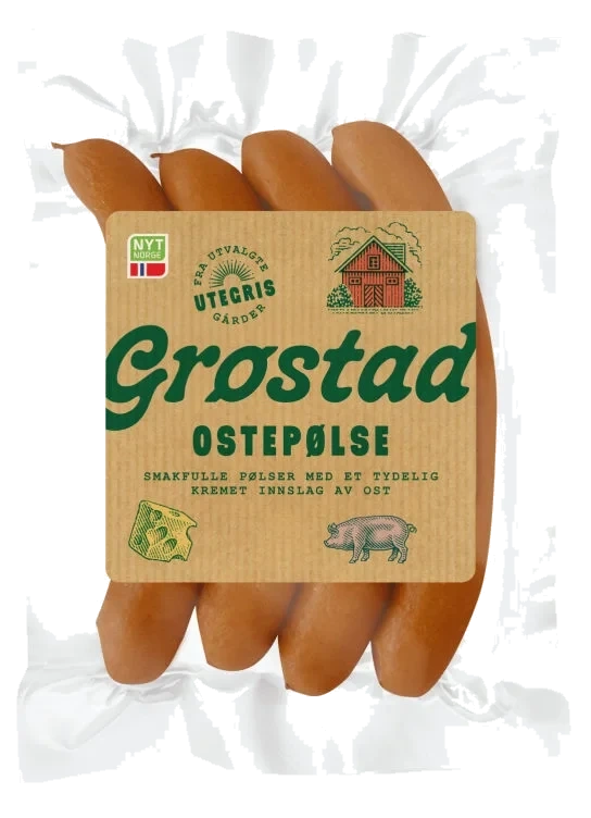 Ostepølse 240g Grøstad