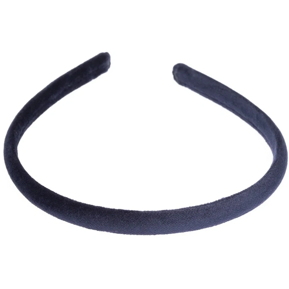 Dark Velvet Hair Band Thin