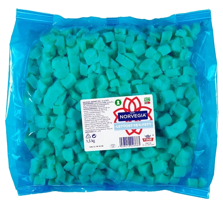 Norvegia Lett 16% Ternet 1,5kg Tine