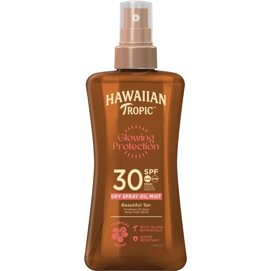 Hawaiian Tropic Glowing Protection Dry Oil Spray SPF30