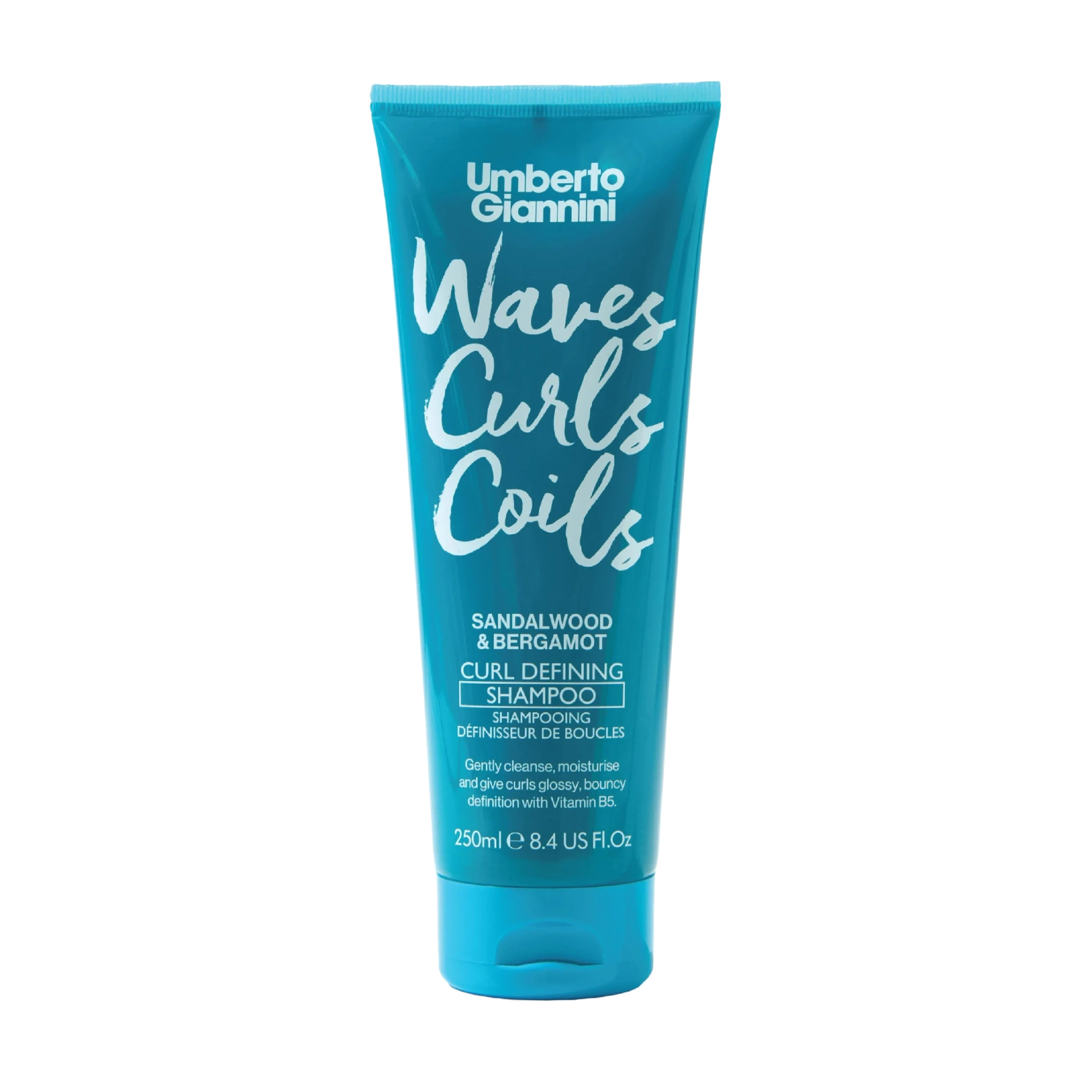 Umberto Giannini Waves, Curls & Coils Shampoo, 250 ml
