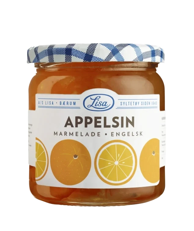 Appelsinmarmelade 420 Gr Glass Lisa