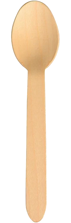 Skje gastro 16cm brun birketre komposterbar 100stk