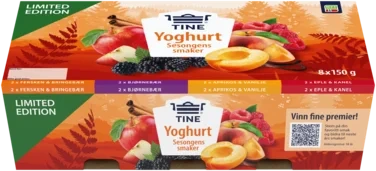Yoghurt Sesong Høst/vinter 8x150g Tine