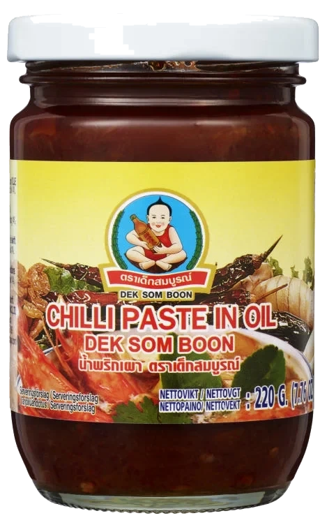 Chilli Paste In Oil 220g Dek Som Boon