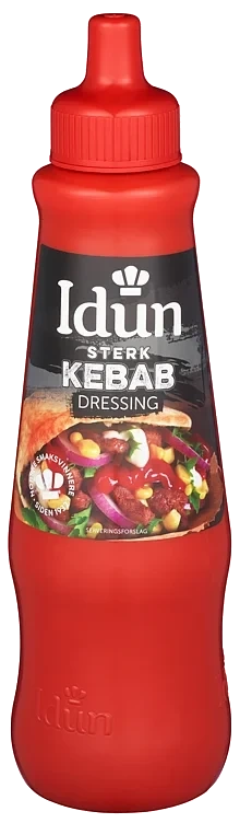 Idun dressing kebab  sterk    890g