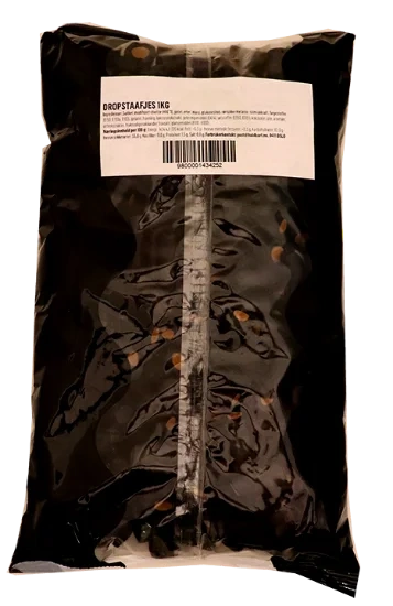 Dropstaafjes Lakrisstaver Mix 1kg Fra Nederland