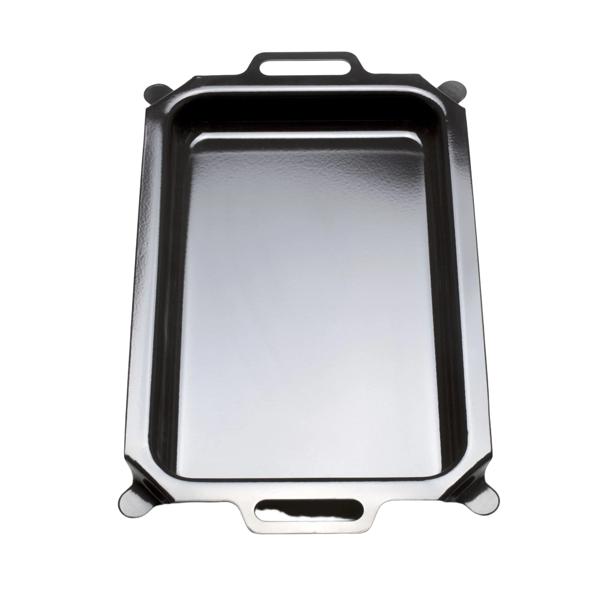Baking tray enamelled