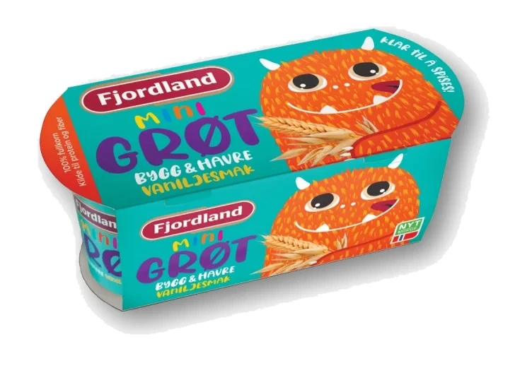 Fjordland Mini Grøt Vanilje 2x90g