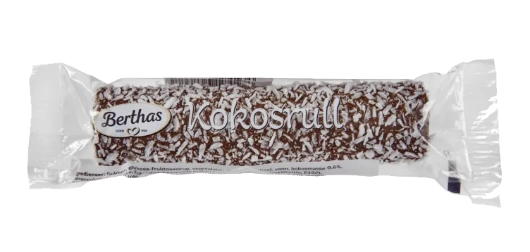 Kokosrull Singelpk 38g Berthas Eske 30stk