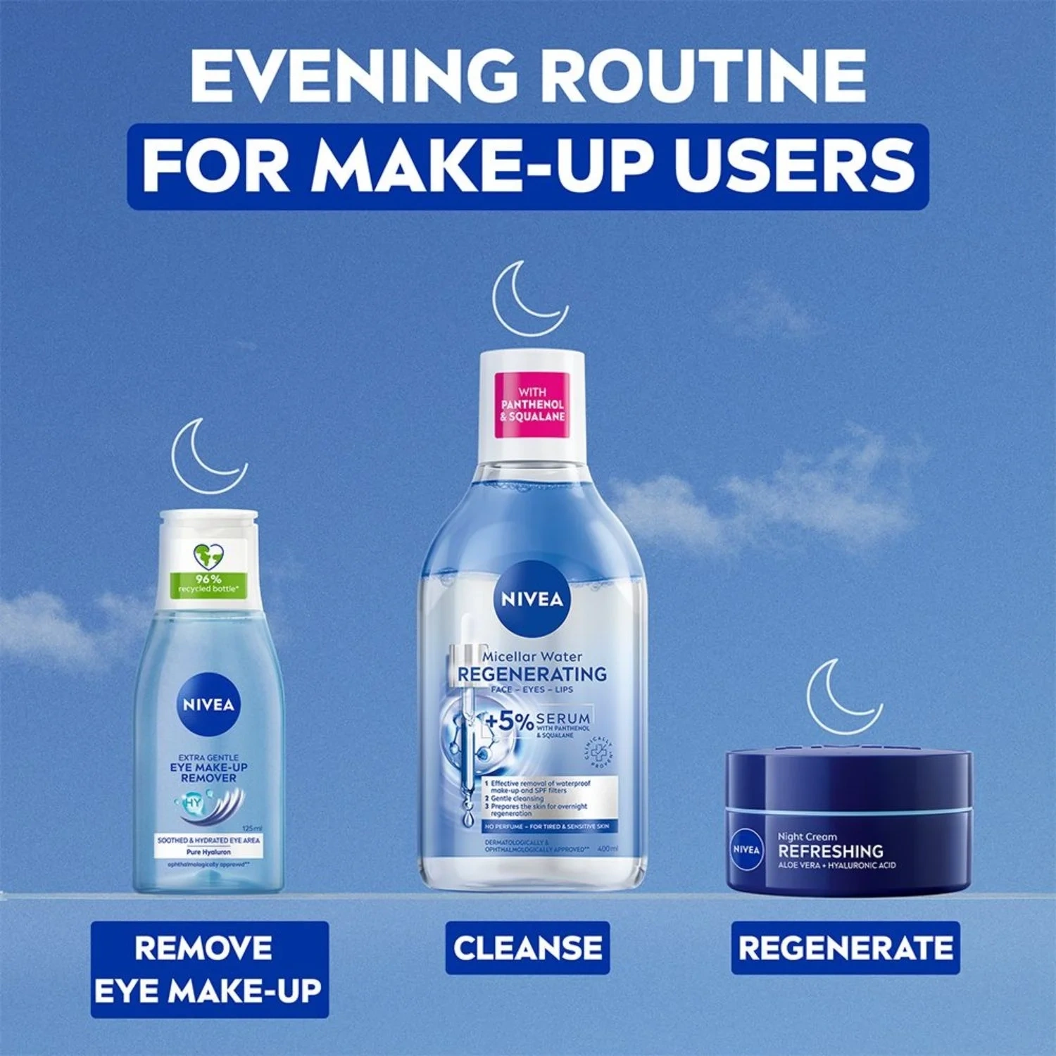 NIVEA Extra Gentle Eye Make-up Remover 125 ml