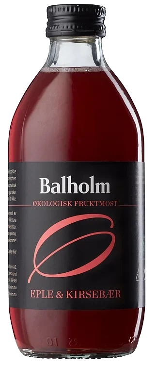 Balholm eple&kirsebær friskpressa økol.  12x33cl