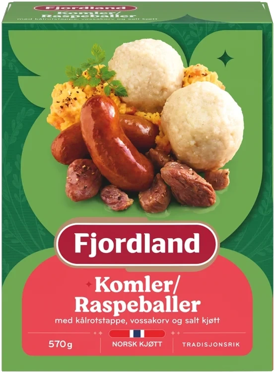 Fjordland komler/raspeballer  570g