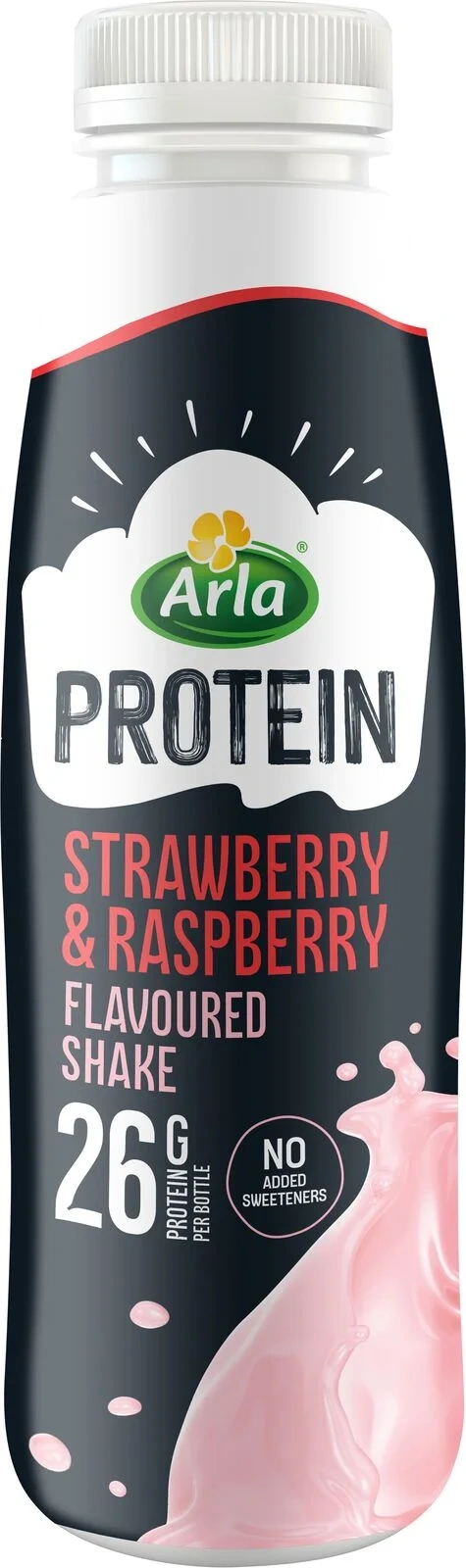 Proteinshake jordgubb / hallonsmak