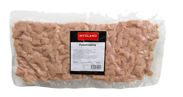 Pølsetopping Ternet Ca 1,8kg Mydland
