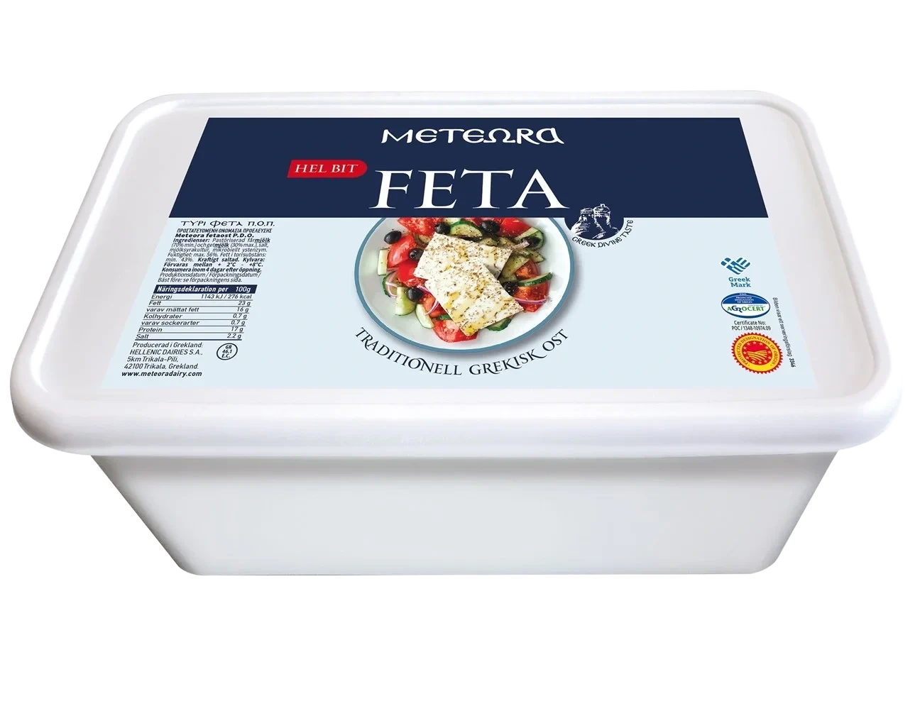 Fetaost hel