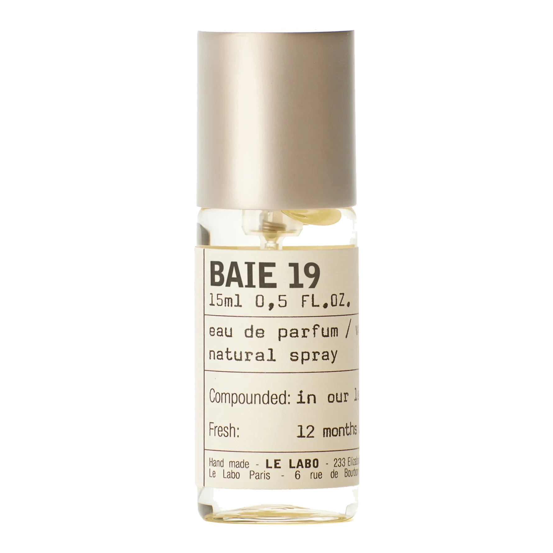 Le Labo Baie 19 Eau de Parfum 15 ml